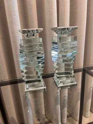 פמוטי קריסטל ריבועים