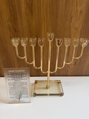 חנוכיה מהודרת- דגם רוני זהב