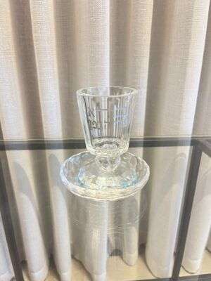 גביע קידוש קריסטל עם רגל