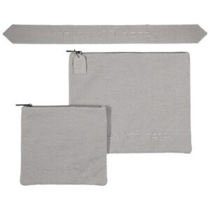 כיסוי טלית ותפילין ''יברכך השם ישמרך'' | פשתן אפור