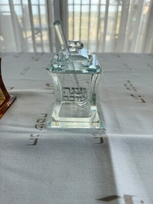 כלי מהודר לדבש | קריסטל שקוף